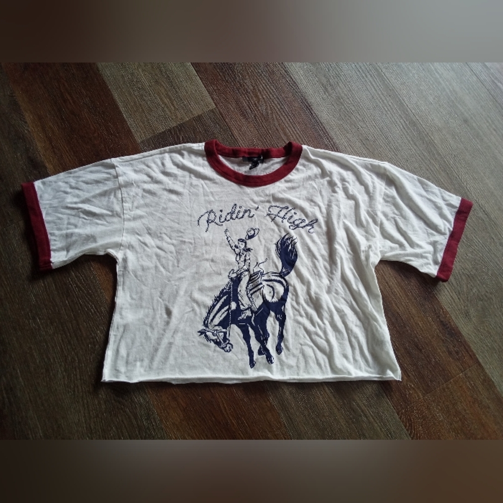 Vintage Ridin High Graphic Tee NWOT